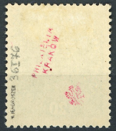 Fi. 36 Wydanie prowizoryczne tzw. krakowskie - tył