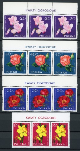 Fi. 1392, 1394-1395, 1399 Kwiaty ogrodowe