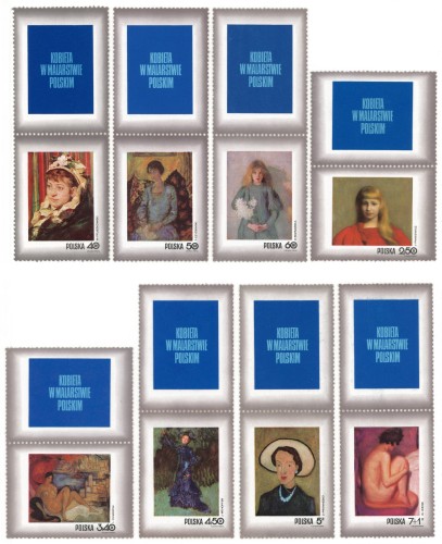 Fi. 1963-1970 Dzień znaczka - kobieta w malarstwie polskim