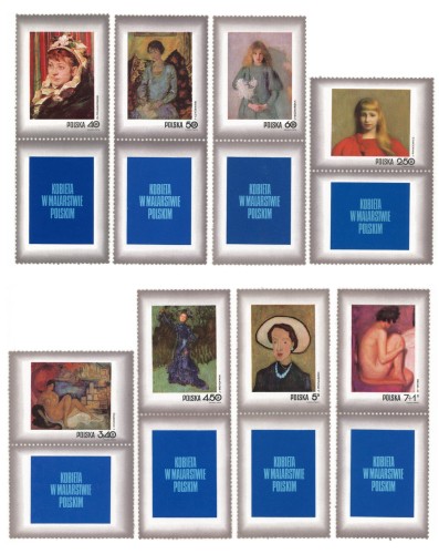 Fi. 1963-1970** Dzień znaczka - kobieta w malarstwie polskim