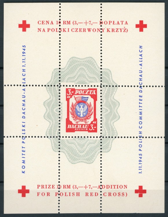Blok 4Bcb Dachau-Allach z dopłatą na PCK