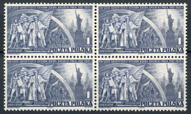 Fi. 305 150. Rocznica uchwalenia konstytucji Stanów Zjednoczonych