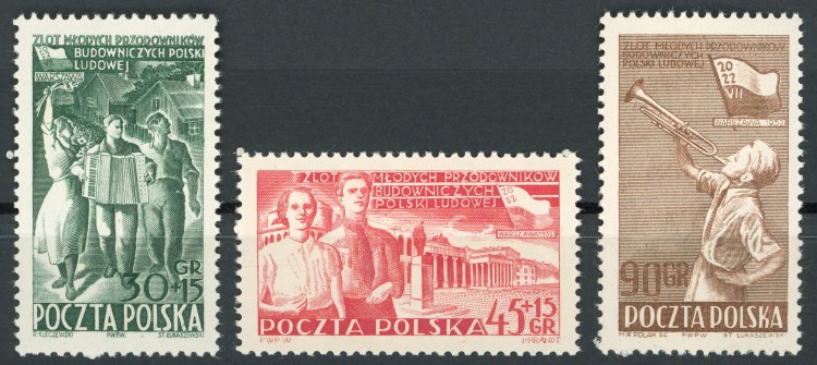 Fi. 619-621 Zlot Młodych Przodowników Pracy