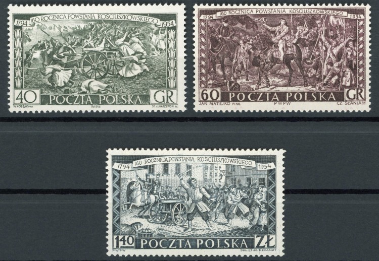 Fi. 740-742 160. Rocznica Powstania Kościuszkowskiego