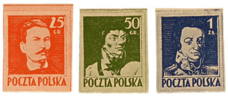 Nowodruki znaczków Wodzowie