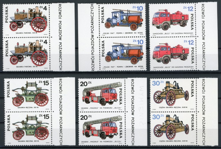 Fi. 2813-2818 Rozwój pojazdów pożarniczych