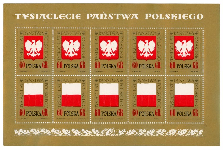 Arkusik sprzedażny Fi. 1541-1542 Tysiąclecie Państwa Polskiego