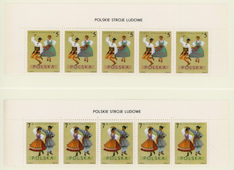 Fi. 1810-1811 Polskie stroje ludowe
