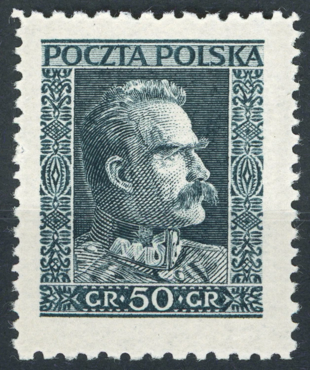 Fi. 238b czarnoniebieskostalowy Wydanie obiegowe J. Piłsudski