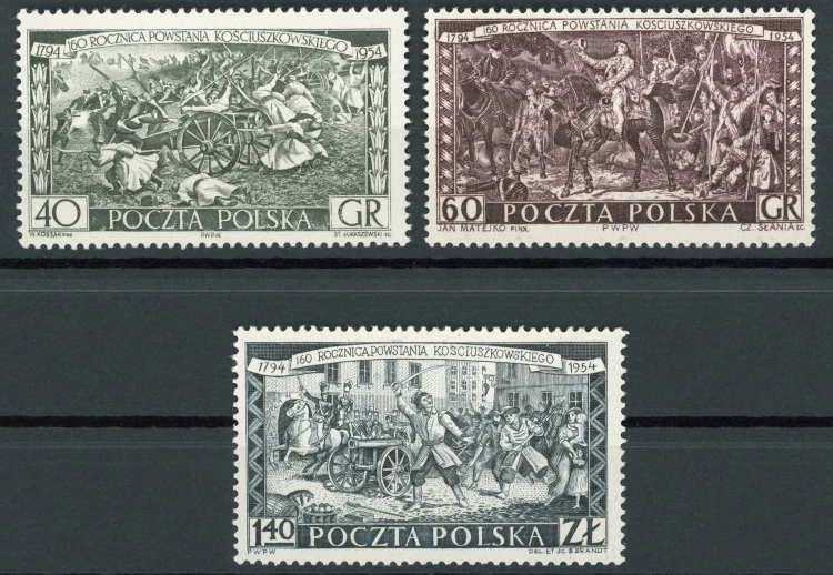 Fi. 740-742 160. Rocznica Powstania Kościuszkowskiego