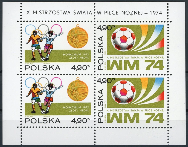 Blok 93 X Mistrzostwa Świata w piłce nożnej