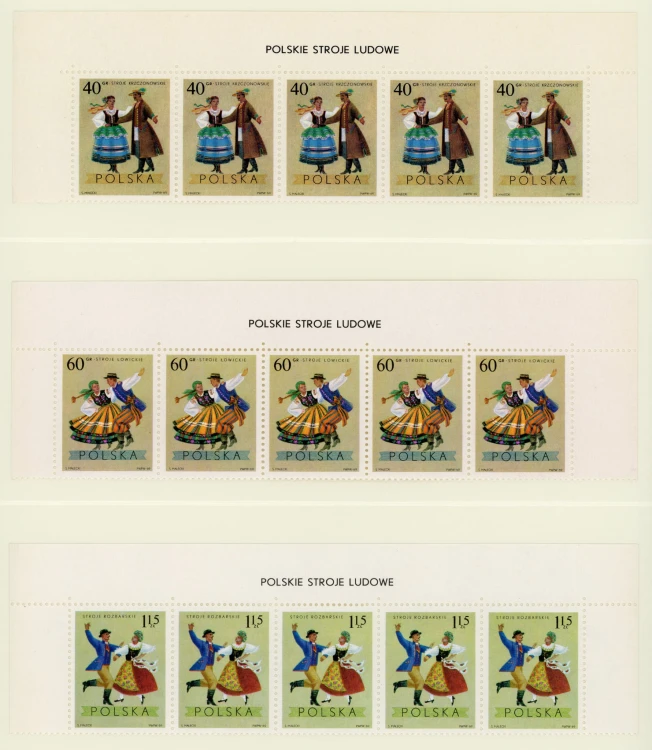 Fi. 1804-1806 Polskie stroje ludowe